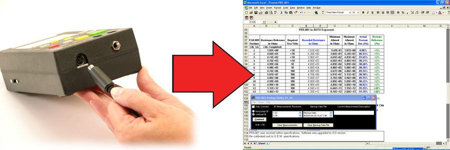 Direct Data Download with Included Software